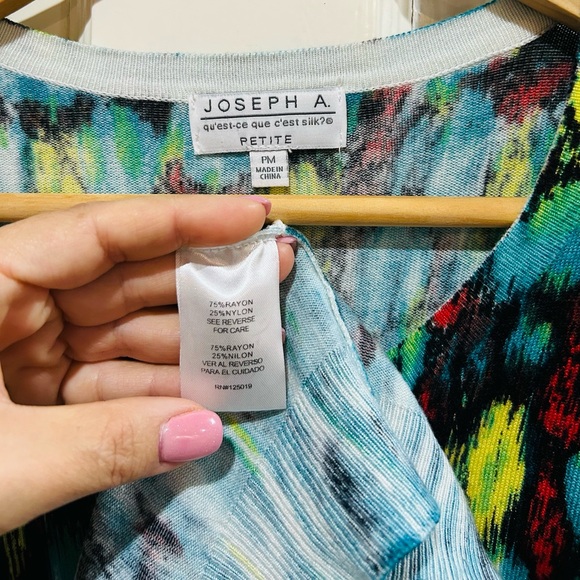 {Jospeh A} Watercolor Lightweight Cardigan - Picture 3 of 5
